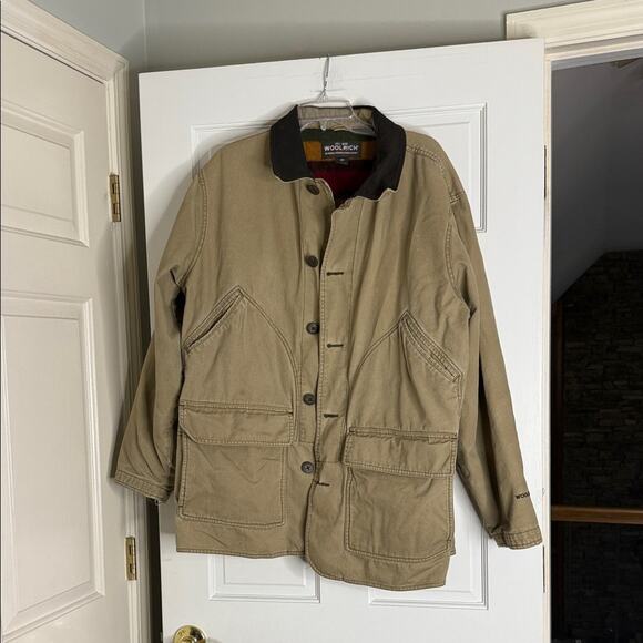 Woolrich Other - Woolrich Men's Khaki Field Jacket. Blanket jack. Vintage. Barn coat